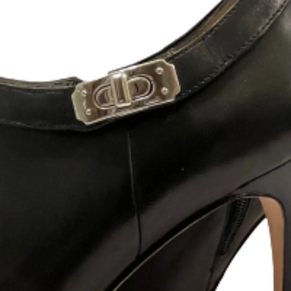 Coach Black Leather Delilah Booties size 10 - Picture 8 of 14